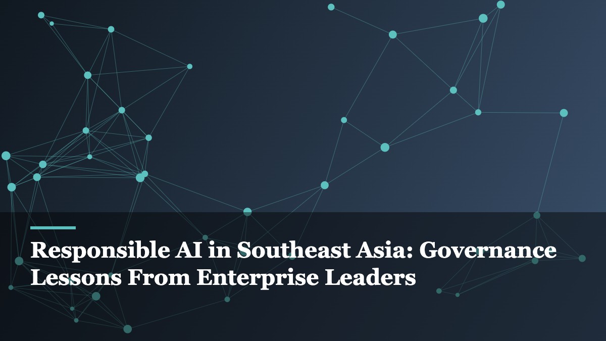 Illustration of a shield protecting an AI neural network, symbolising responsible AI governance and ethics in Southeast Asian enterprises